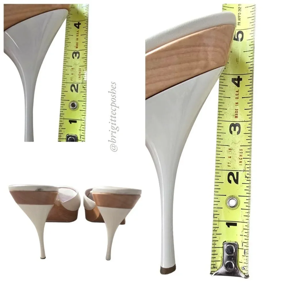 MIU MIU Patent Leather Peep Toe Heel